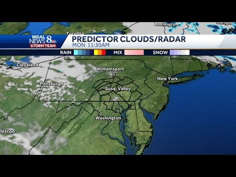 Increasing clouds and a few showers possible this evening - YouTube