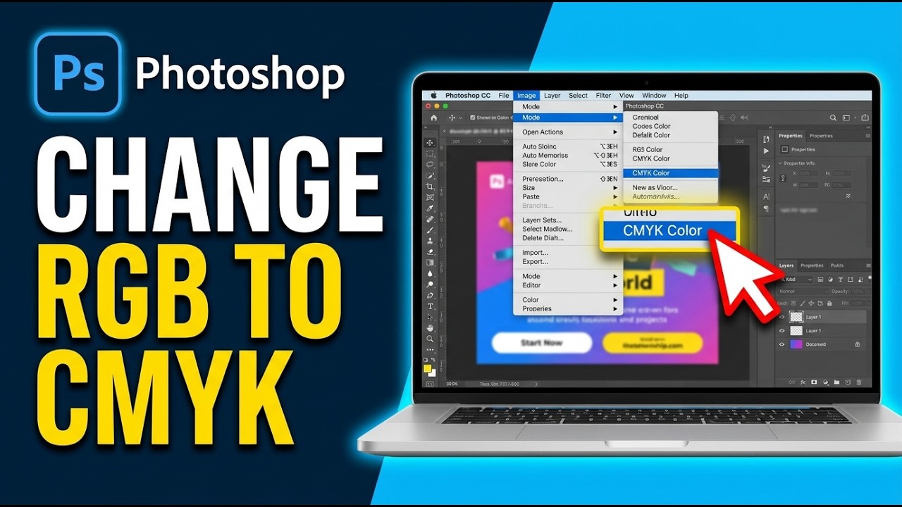 How to Change RGB to CMYK in Adobe Photoshop 2026 (Complete Guide ...