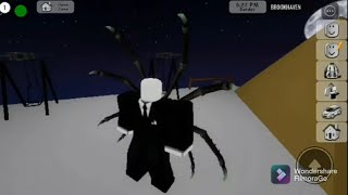 How to make Slender man in Roblox (brookhaven)