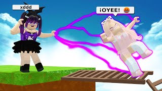 Obby pero hackeo a mi amiga para controlarla y trolearla 🤭🤣 #Roblox #Teamgritón