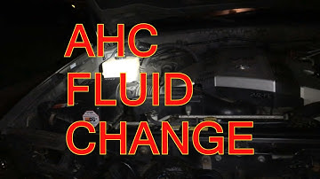 LX470 AHC suspension fluid change