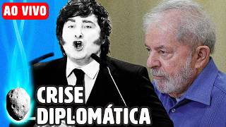 LIVE: APOIO DE MILEI A FLÁVIO BOLSONARO VIRA CRISE DIPLOMÁTICA E OUTRAS NOTÍCIAS