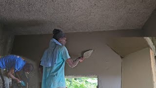 Update on the house | Getting the Window & Door Dress | on the wall| Electrical work going on