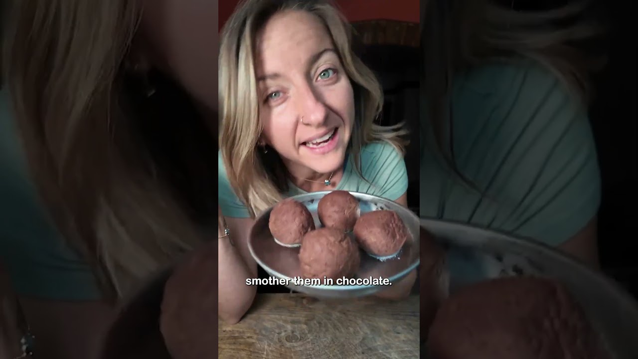 🍫 DOUBLE CHOCOLATE CAKE POPS🔥 Just 4 Ingredients & Healthy Vegan Weight Loss Style!!