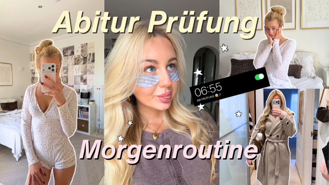 Ich war extrem nervös 🥺 Morgenroutine am Abitur Tag 🎓 | MaVie Noelle
