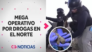 Escondían droga en barriles y tambores: Operativo deja 14 detenidos y más de 130 kilos decomisados