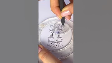 How many circles were drawn? 🤔 #2024 #shorts #Spirograph #tiktok