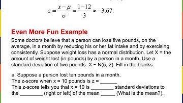 6.1 Standard Normal Distribution