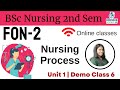 Demo Class 7 | Unit 1 | Nursing Process | BSc Nursing 2nd Sem Live Classes
