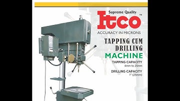 Itco Tapping cum Drilling Machine (ITCO DMTM 25)