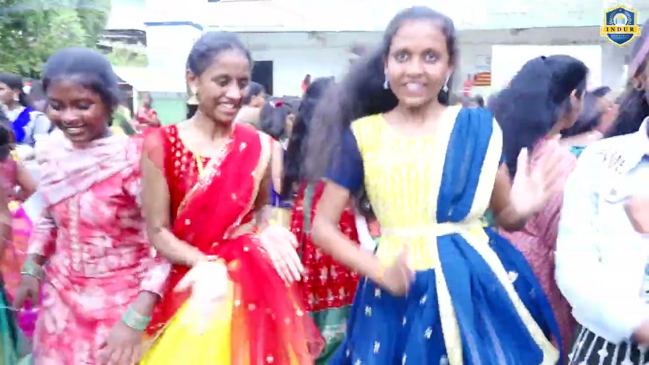 indur model high school  bathukamma celebrations achanpally 01