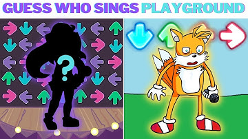 Guess Who Sings | FNF Character Test | Gameplay VS My Playground Part 3