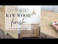 How to Create a Raw Wood Finish on Vintage Furniture