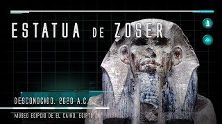 Historia del Arte 2.0 | Estatua de Zoser | 2620 a.C. | Museo Egipcio de El Cairo | Egipto