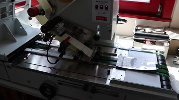 Automated labeling of ZipLock pouches - Test run with LAB510