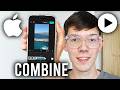 How To Combine Videos On ANY iPhone - Full Guide