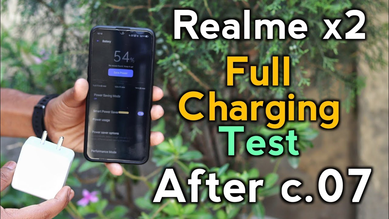 Realme X2 full Charging Test after c.06 Update. 🔋