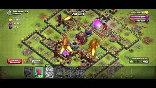 Gameplay COC th 10 / Penyerangan 1mnt 28dtik