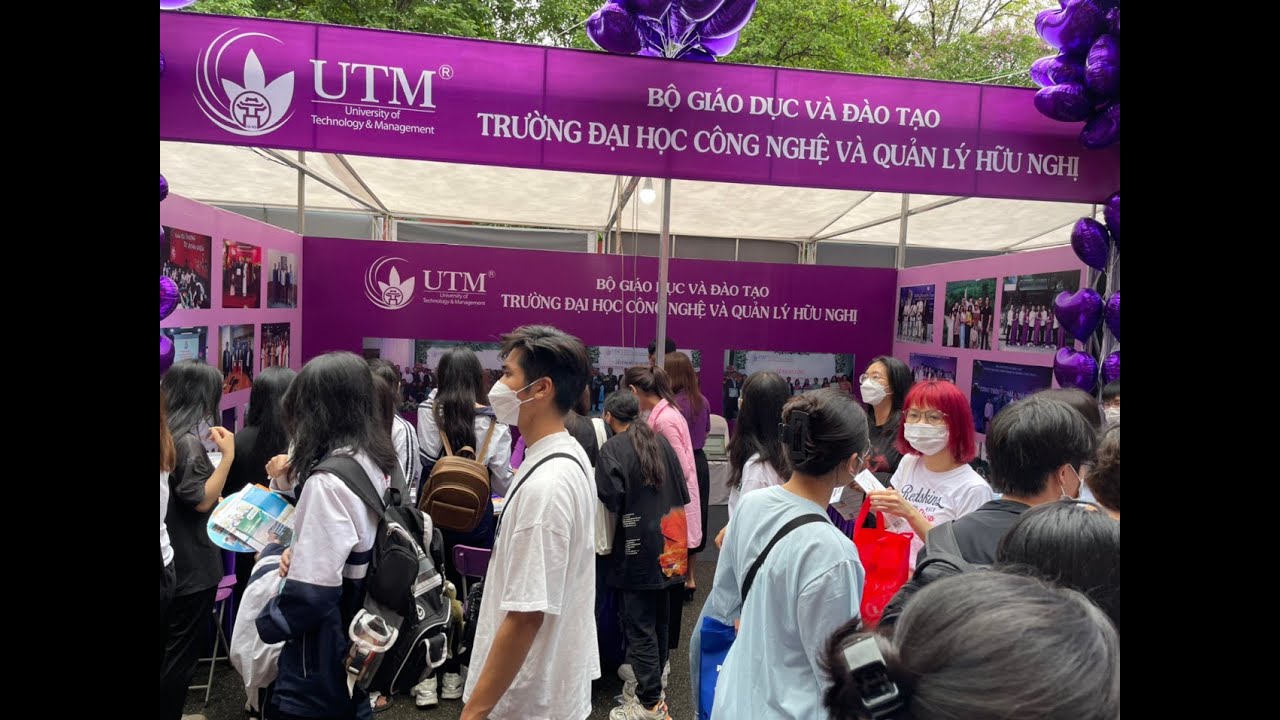 Trường Đại học Công nghệ và Quản lý Hữu Nghị(mã trường DCQ) tham gia ngày hội tuyển sinh năm 2022 - youtube