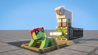 Minecraft pero los MOBS te hacen lo que les harías