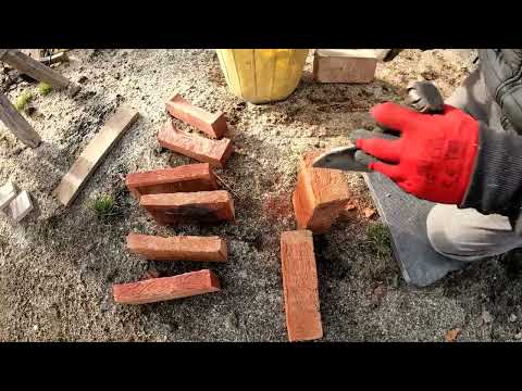 OLD Boy Shows Cutting and Splitting Bricks