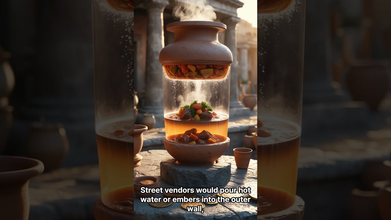 "Ancient Rome’s 2,000-Year-Old Self-Heating Fast Food 🍲" 
