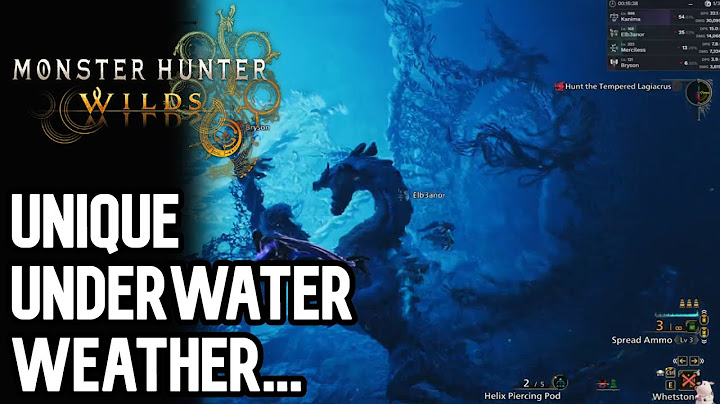 Hidden Underwater Lagiacrus in Inclemency Weather... | Monster Hunter Wilds