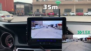 GreenYi HD Wireless DVR 7 IPS Split Screen Monitor AHD 720P Reverse Backup Camera for Truck Trailer
