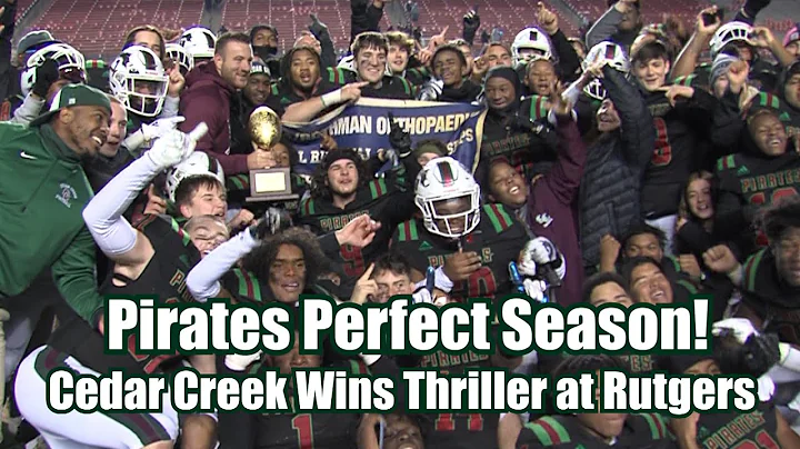 Cedar Creek 35 Woodrow Wilson 34 | Group 3 Regional Championship | Pirates complete perfect season!