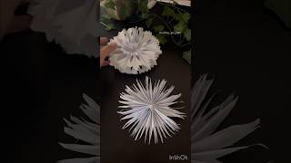 Simple & easy paper snowflakes #easy #snowflakes #snowflaketutorial #papercraft #shorts