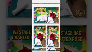 Wastage Bag Se Banaya Hua Rose 🌹Waste BagTo Beautiful Rose Tutorial