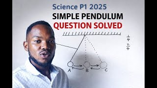 Science paper 1 G12 simple pendulum question solved 