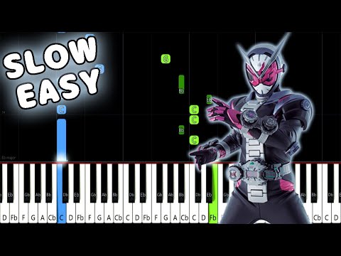 仮面ライダージオウ 主題歌 「Over “Quartzer”」 【ピアノ簡単ゆっくり・初心者練習用楽譜】 [animelovemen]