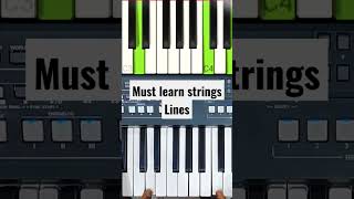 keyboard strings lines you must learn