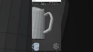 Blender Modeling - Complex shape | Tea Cup #shorts