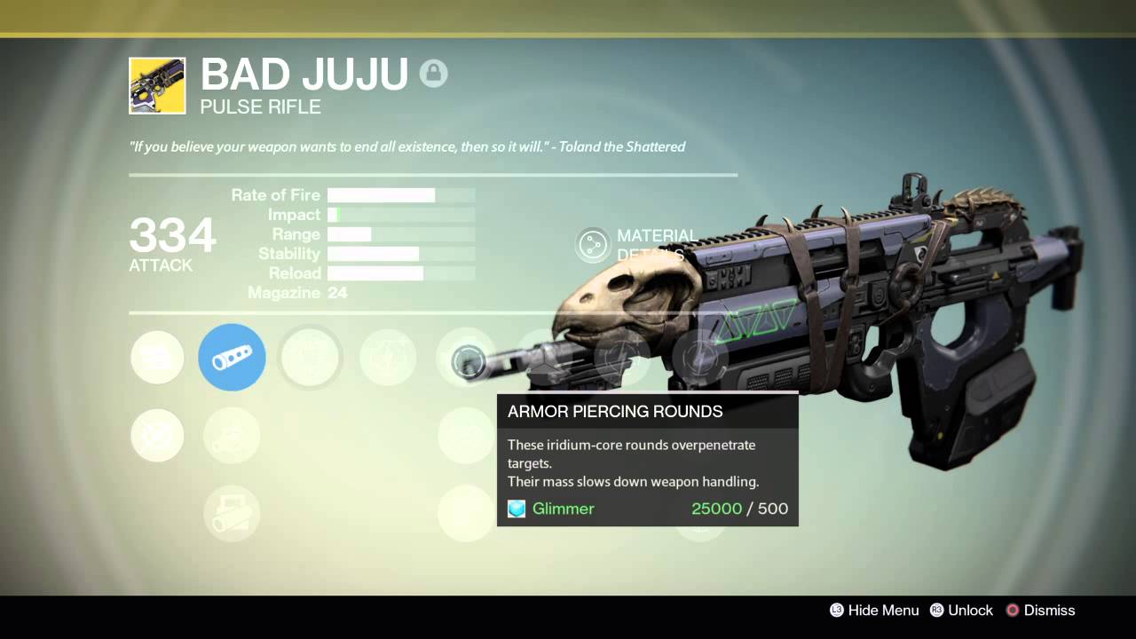 Destiny Bad Juju review !