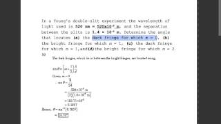 Ch27 01 Young's Double Slit Experiment