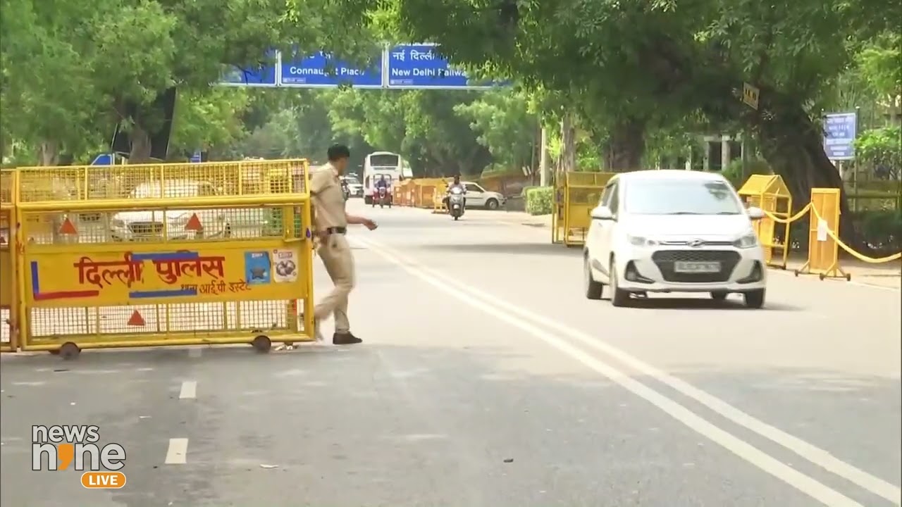 Increased Security at AAP Headquarters Ahead of Protest Against Kejriwal's Arrest | News9
