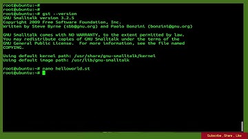 Smalltalk Hello World Example: How To Write and Execute Smalltalk Program on Ubuntu 20.04