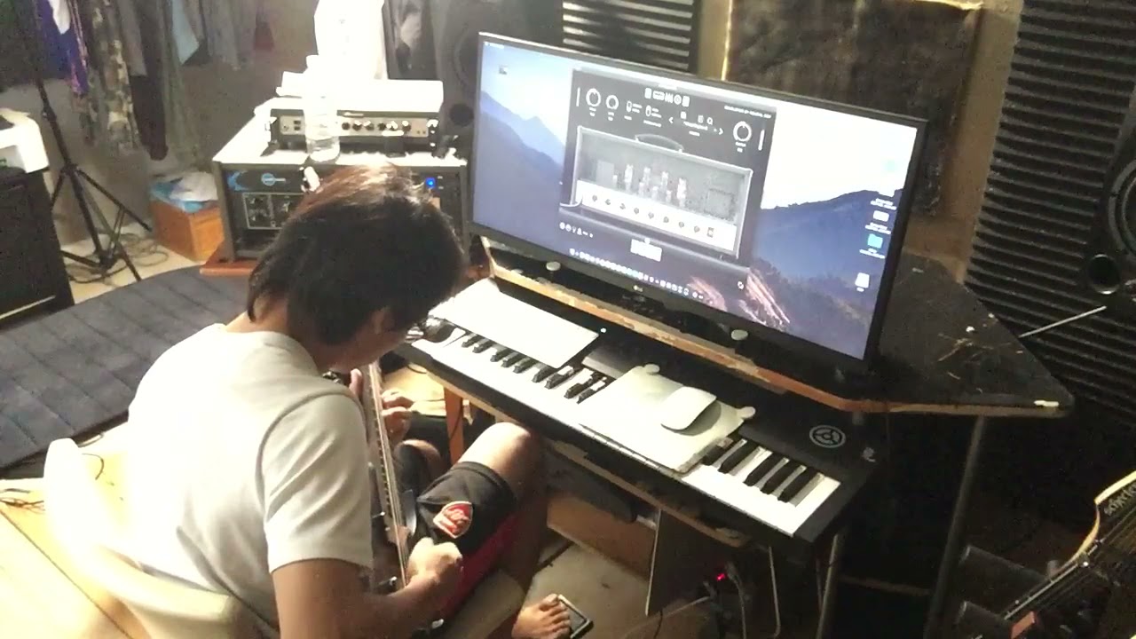 Testing Ibanez - Axion Label RGD71ALMS 7-String from guitar Center.