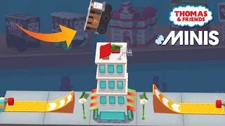 Thomas And Friends Minis - New Sky Toby Train Set - Three Minis Running On New Halloween Train Track