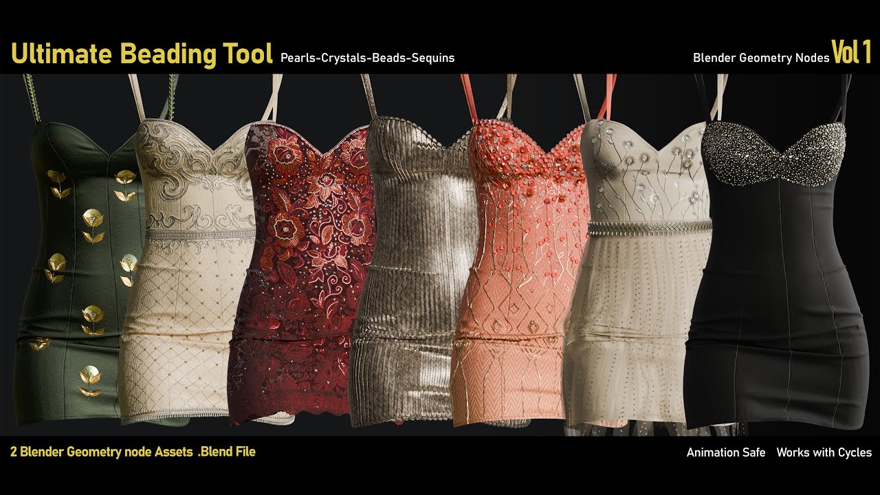 DeboxStudio-Ultimate Beading Tool-Blender Geometry nodes