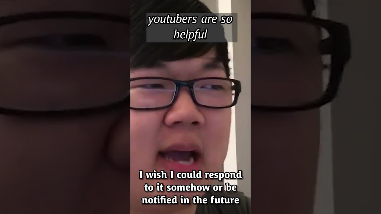 youtubers are so helpful