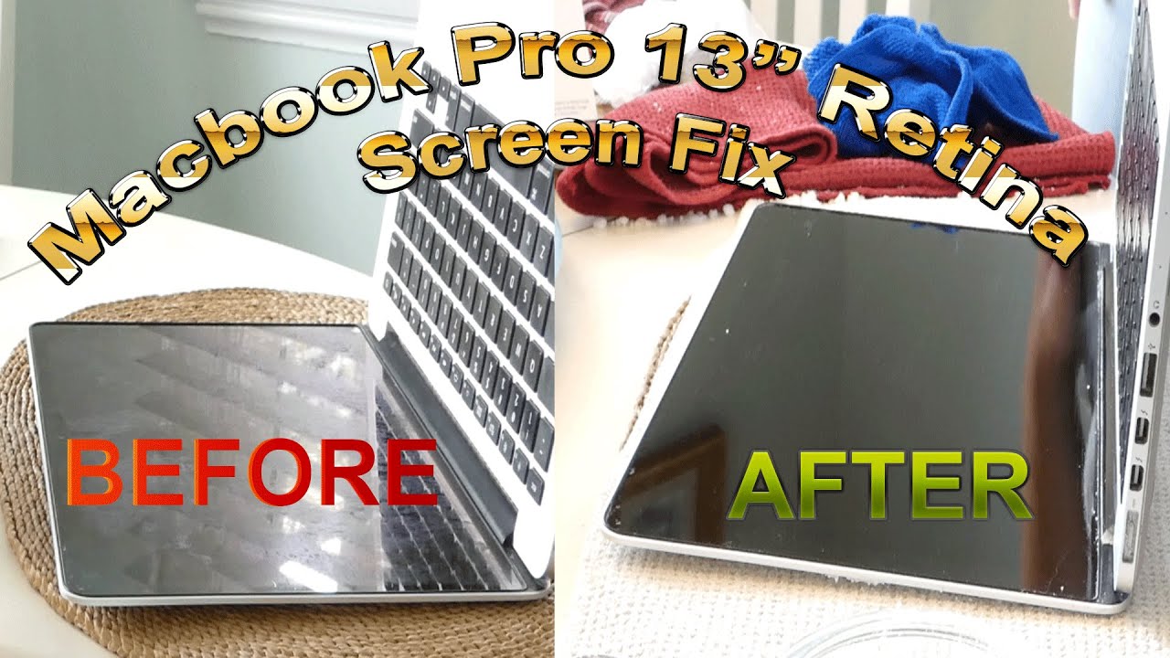 Macbook Pro Retina 13" 2012-2015 Nasty LCD Repair Fix in 2 MINS! - YouTube