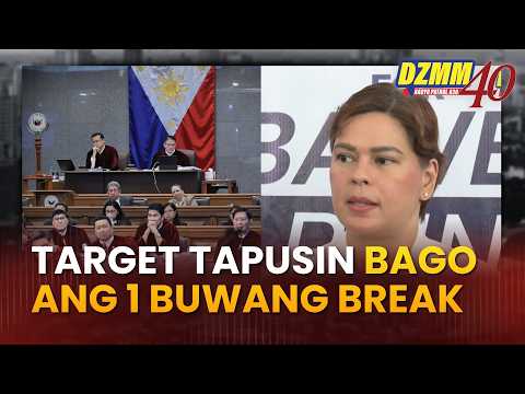 Pagbusisi sa financial records ni VP Sara, target tapusin bago ang 1-month break | (04 October 2026)