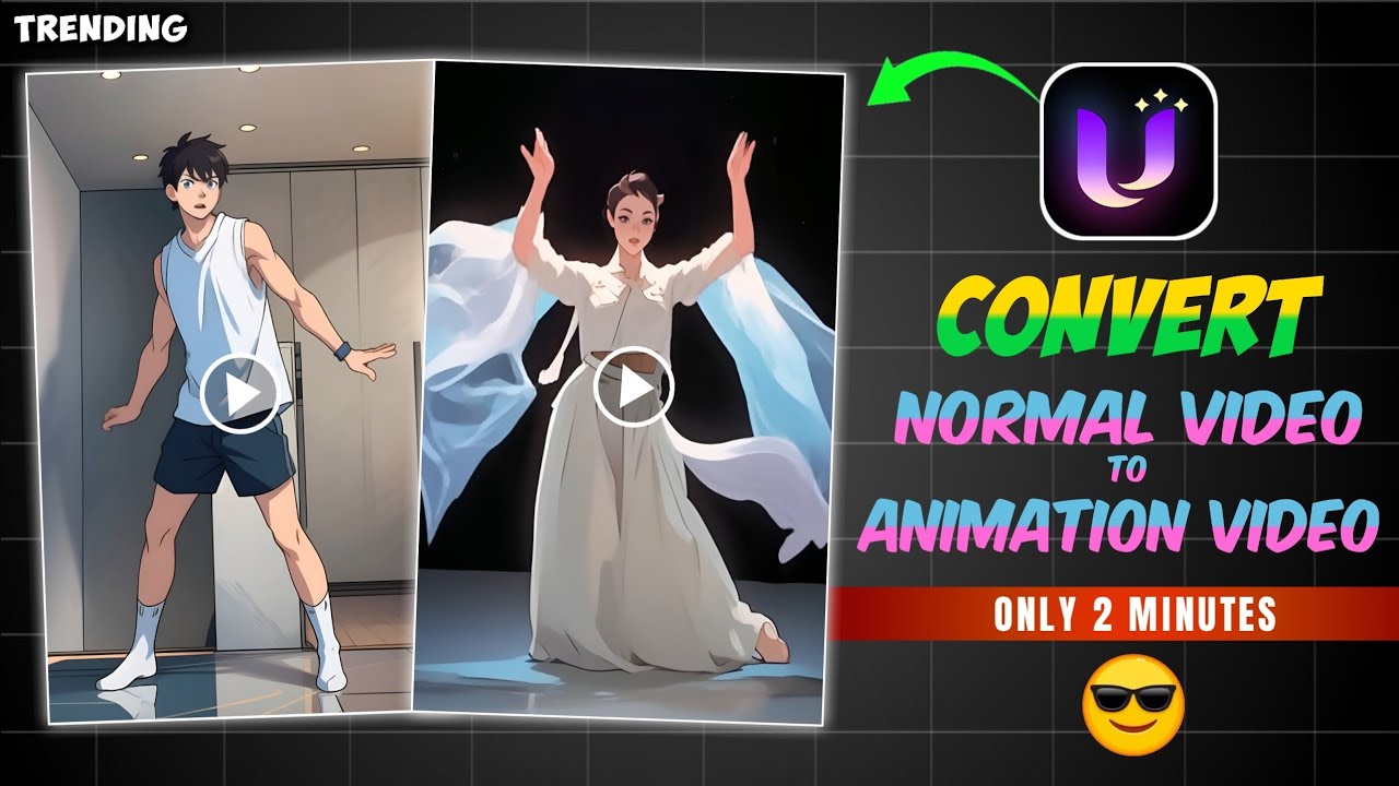 Convert Normal Video to Animation Video For Free । 