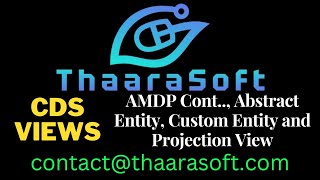 6 - CDS Views - AMDP, Abstract and Custom Entities, Projection View Profile