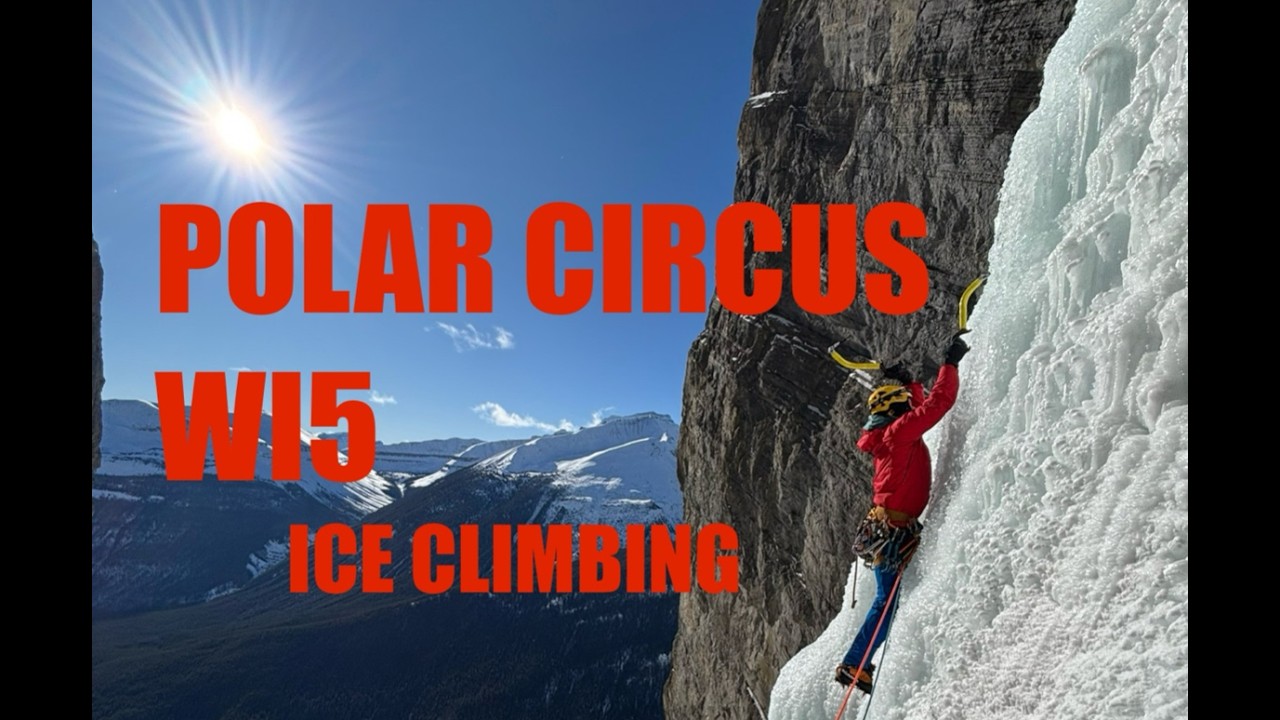 Polar Circus WI5//Ice climbing