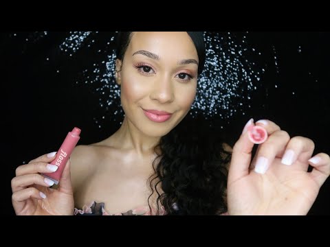 ASMR Lipstick Shop Roleplay Lipstick/Gloss Try on & Swatches W/ Layered Sounds (Personal Attention)