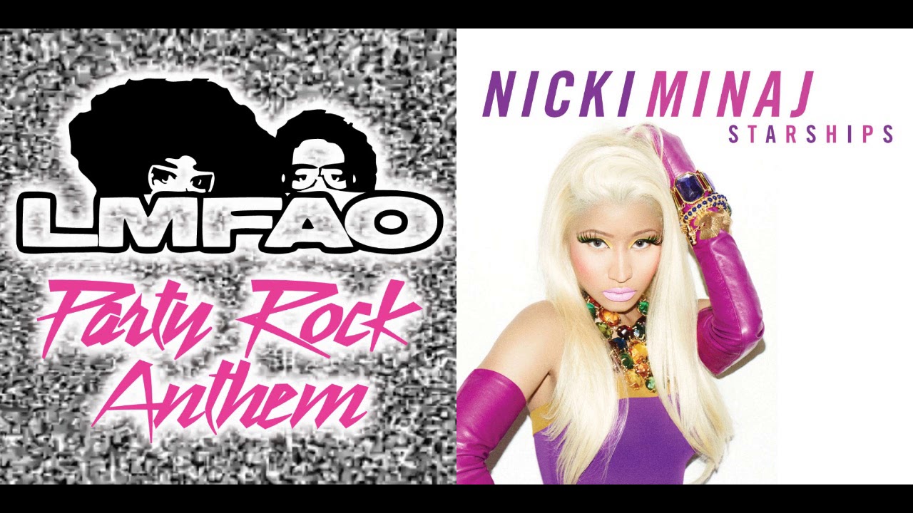 Nicki Minaj & LMFAO - Starships & Party Rock Anthem - Mashup!